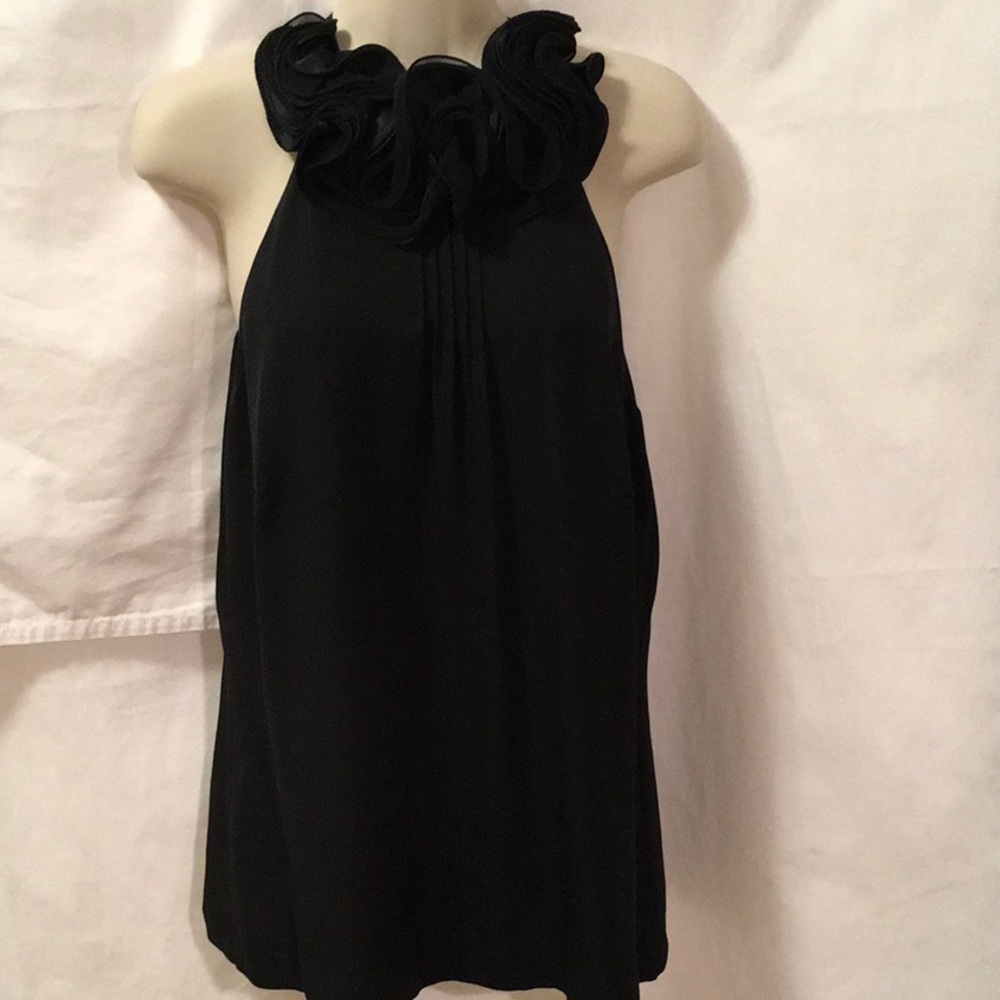 Ann Taylor  Silk Crepe/ Satin Top, size Med